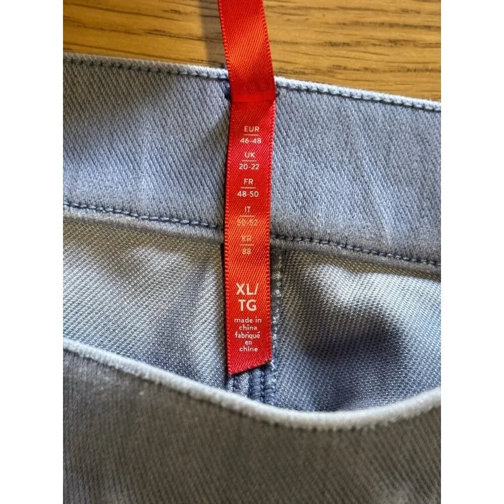 SPANX Jean-ish Ankle Leggings Light Blue Women's Size‎ XL 20018R Stretch Preppy